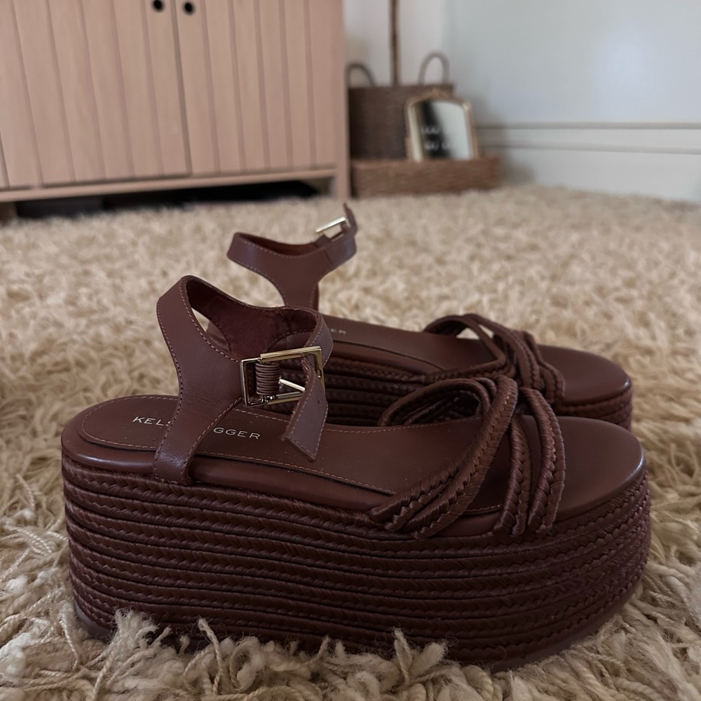 Women's Brown Platform Sandals